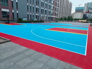 Pickleball Court Mat Interlocking <b>PVC</b> <b>Tiles</b> Eco-Friendly Anti-Bacterial Portable Outdoor Tennis Surface Shock Sports Flooring - Product Image 2