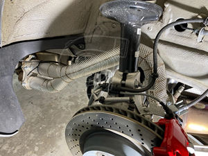 Pour Porsche <span class=keywords><strong>718</strong></span> GT4 / <span class=keywords><strong>GTS</strong></span> / Spyder sur les tuyaux de liaison d'essieu <span class=keywords><strong>2020</strong></span> + tuyau de descente de bouclier thermique - Product Image 6