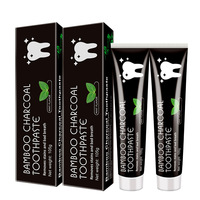 Dentifrice au charbon de bambou pour une haleine fraîche, protection de la santé bucco-dentaire, charbon actif, couleur noire, blanchiment des dents