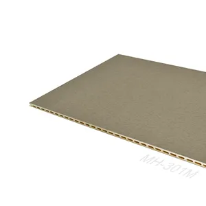 WPC Bambus faserplatte wetterfeste Holz Kunststoff Verbund Wand paneel Metall Textur PVC-Verkleidung Lambris Beschichtung Wand paneele