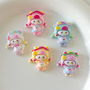 Cute Cartoon KT <strong>Cat</strong> Girl Eco-Friendly Resin Accessories DIY Cream Glue Phone Case Hairpin Keychain Shoe Buckle Accessory Batch - Product Image 4