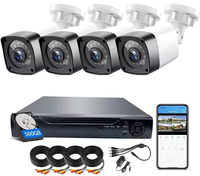 5MP 1080P 高清防风雨夜视涂鸦 WiFi H.265 OEM 安防监控系统 120 度广角 CMOS 传感器