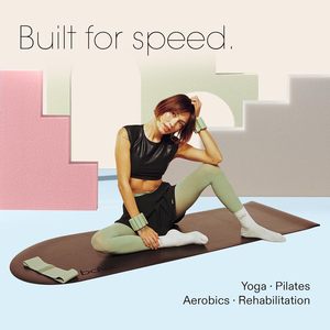 CZFIT Customized Women Chocolate Brown Pilates Kit Silicone <b>Dumbbell</b> Pilates Ring Ankle Weight Yoga Mat Weighted Pilates Ring - Product Image 3