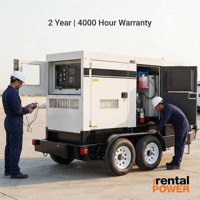 Rental Silent Type Generator with Prime Power for Engine Short Circuit Protection 600V 50/60Hz