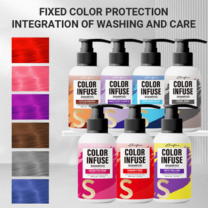 Shampoo colorant semi-permanent rose, coloration magique instantanée pour tous types de cheveux, 300 ml - Product Image 3