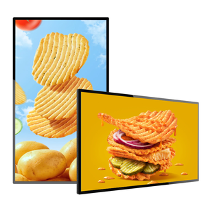 43inch Slim Wall Mount độ sáng cao <span class=keywords><strong>LCD</strong></span> 4K kỹ thuật số biển kiosk màn hình Android <span class=keywords><strong>Media</strong></span> Player cho nhà hàng & trung tâm mua sắm - Product Image 2