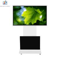 Écran d'affichage numérique LCD vertical de 55 pouces pour les magasins de détail, utilisation en intérieur, sur pied