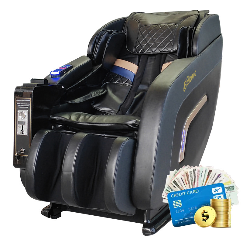 Fauteuil de massage avec carte de crédit Fauteuil de massage à pièces Fauteuil de massage professionnel complet avec système de paiement