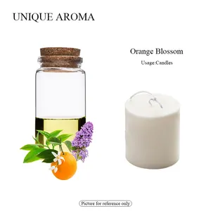 独特的香橙花和佛手柑香水香精油用于蜡烛制作