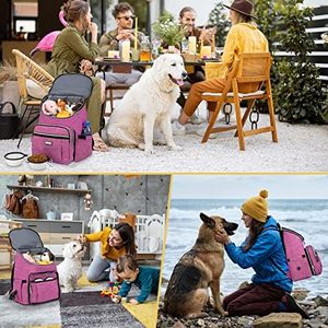 Free sample <b>Dog</b> Travel Bag Backpack, Airline Approved <b>Dog</b> Bags for Traveling, Puppy Diaper Bag Supplies, Pet Camping - Product Image 6
