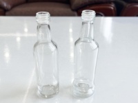 Bouteilles de vin en verre transparent miniatures de 50 ml et 100 ml |   Petites bouteilles vides pour spiritueux avec bouchons en liège pour échantillons de whisky