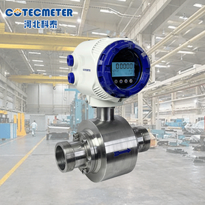 Kỹ thuật số kẹp thép không gỉ trên dn300 lỏng 2000 mét điện từ đo lưu lượng cho nước thải - Product Image 5