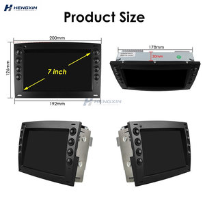 Écran central de 7 pouces et 9 pouces pour <span class=keywords><strong>Renault</strong></span> Mégane 2, Carplay Bluetooth, grand écran, GPS Android pour voiture - Product Image 4