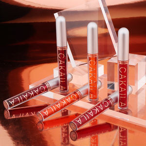 Lipstik Lip Gloss cair Matte Nude, kosmetik rias kecantikan, Lipgloss, Pelembab Mate, Lipstik Cair Matte Nude - Product Image 6