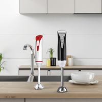 Mixeur Plongeant Électrique Multifonctionnel pour Cuisine, Appareil Ménager en Plastique à Bouton Poussoir