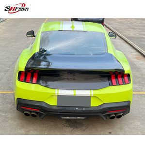 Couvercle de coffre en fibre de carbone Mustang pour <span class=keywords><strong>Ford</strong></span> Mustang S650 2024, couvercle de coffre modifié en fibre de carbone SA - Product Image 6