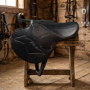 Silla de Montar Inglesa de Estilo Dressage RES-09 de Calidad Superlativa, Fabricada en Cuero, Venta al Por Mayor - Product Image 3