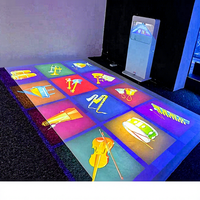 Projecteur de sol interactif mobile pour enfants, terrain de jeu interactif, projection pour parc de jeux pour enfants
