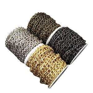 Iron Chain Roll 10m Plated <b>Metal</b> Decorative Chain For Bags Jewelry DIY Accessories - Product Image 3