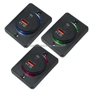 ที่ชาร์จในรถยนต์แบบเร็ว 12-24V 20W ดีไซน์ทันสมัย ช่องเสียบ Type C + Type A USB QC3.0 PD3.0 ป้องกันไฟลุก - Product Image 3