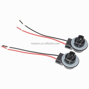 Support de lampe d'arrêt 3157 double prise de fil support de lampe de voiture 3157 connecteur prise de courant série 3156 - Product Image 1