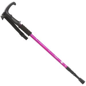 Bâton de randonnée rétractable en aluminium pour personnes âgées, canne de trekking pour l'alpinisme et les voyages en extérieur, vente en gros - Product Image 3