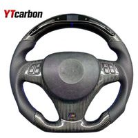 Accessoires intérieurs personnalisés YTcarbon pour E90 E92 E82 E87 E88 E81 M3 M2 série E volant en Fiber de carbone forgé