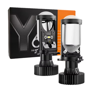 ไฟหน้ารถยนต์ Y6D H4 Mini Lens BI LED 12V รุ่นใหม่ ขายส่งจากโรงงาน พร้อมอุณหภูมิสี 6000K ความสว่าง 8000 ลูเมนส์ - Product Image 1