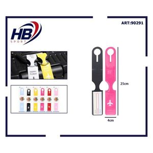 Étiquette de bagage Hb Sport 25cm x 4cm avec motif avion pour les voyages et la promotion - Product Image 3