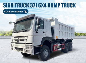 Sinotruk Howo 6x4 371 400 30 Ton Sand Gravel 18 Cubic Meters <b>10</b> Wheeler Capacity Dumper Manual Truck - Product Image 2