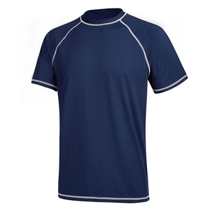 Quick Dry <strong>Men</strong> Short Rash Guard Custom LOGO OEM ODM UPF 50+ Polyester <strong>Swimming</strong> <strong>T</strong>-<strong>shirt</strong> <strong>for</strong> Surfing Fishing - Product Image 2