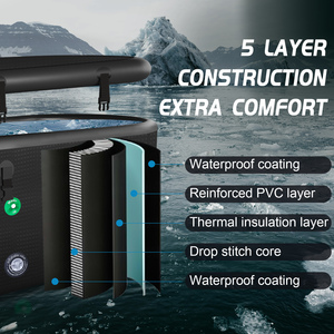 Baignoire <span class=keywords><strong>gonflable</strong></span> portable de haute qualité pour <span class=keywords><strong>spa</strong></span> extérieur, bain chaud et froid, avec logo imprimé, pour la récupération des athlètes, type de <span class=keywords><strong>couverture</strong></span> - Product Image 5