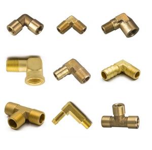 Accesorios PEX de codo de 90 grados de 1/2 pulgadas, crimpado de latón sin plomo para tubería PEX en <span class=keywords><strong>trabajos</strong></span> de Plomería - Product Image 1