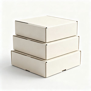 批发定制标志瓦楞运输邮件箱小型企业折叠鞋服纸包装邮件箱 - Product Image 2