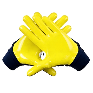 Guantes de Fútbol Americano con Agarre de Silicona de Alta Adhesión, Logotipo de Marca Personalizado, Guantes Profesionales de Entrenamiento para Receptor de Fútbol Americano, Portátiles - Product Image 2