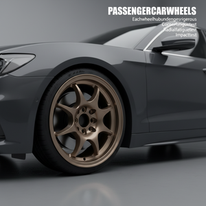 18 Inch Matte Bronze Cast Aluminum Wheels Concave Staggered Design 5x114.3 Custom Lightweight with Deep Lip - Product Image 3