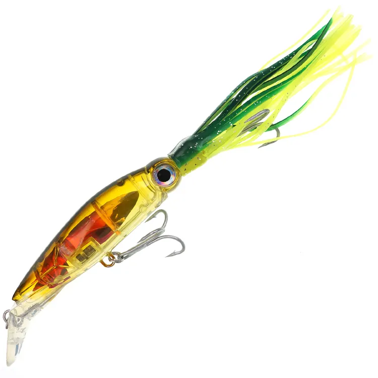 FLOATING LURE HYDRO SQUIRT 14CM 40G HARD BODY SQUID FISHING LURE FISHING FACTORY Thunfisch köder