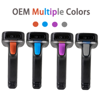 Escáner de Códigos de Barras Inalámbrico Bluetooth 2.4G KEFAR con Sensor Automático, Lector de Códigos QR 2D Portátil para Supermercados, Tiendas y Logística