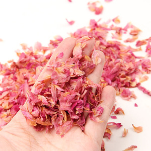 Pétalos secos orgánicos limpios pequeños de flores secas orgánicas pétalos de rosa secos de color rosa claro puro para confeti de boda/té/vela/pastel - Product Image 5