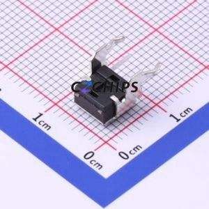 1825027-2 Tactile Switch Through hole Component (THT) Switch Single Pole Single Throw Round Button 1.6N Right Angle Insert - Product Image 2