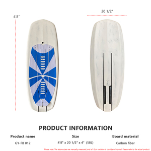 Ala de surf de carbono personalizada de 50-120L para windfoil, kitesurf, hydrofoil, surf, downwind, pumping, SUP, Efoil y tablas de foil. - Product Image 2