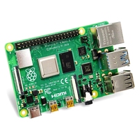 Papan Pengembangan Roarkit Raspberry Pi 4 Model B Asli 1/2/4/8GB RAM Bahan ABS Komputer Tunggal YiHE