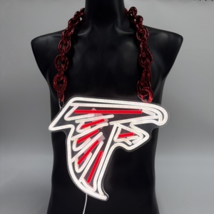 Insegna LED Personalizzata Atlanta Falcons, Catena Luminosa 5V con Grande Logo - Product Image 2
