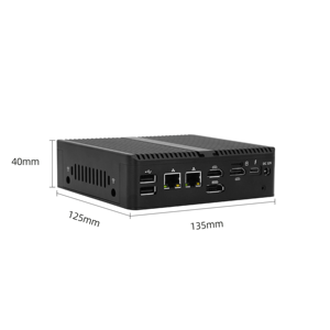 IPC Industrial N100 Sin Ventilador, RAM DDR5, SSD SATA, RS232, RS485, COM, 6 USB, 2 HD, 1 DP, Triple Pantalla, Carcasa de Aluminio para Señalización Digital - Product Image 6