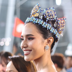 Hoa hậu thế giới vương miện với sáng Rhinestone đầy đủ vòng tròn lớn Vòng Vương Miện cuộc thi Nữ Hoàng tiaras - Product Image 6