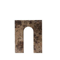 Ornement en marbre de style européen moderne, créatif, en forme d'arche, objets décoratifs doux pour la maison, pour le salon