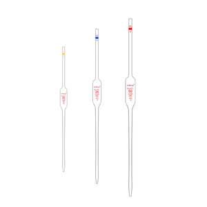 Pipette en verre de type ampoule Degao avec calibration de précision pour la préparation de solutions standard et l'analyse chimique - Product Image 4