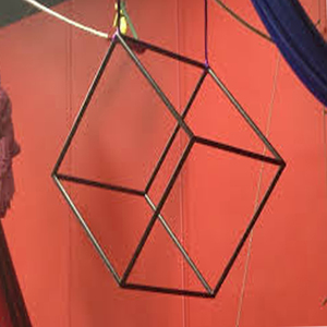 Cube Magique Volant de Danse Aérienne (Métal & Aluminium 80CM) Durable HM HM-P600 pour Spectacle Aérien Professionnel - Product Image 4