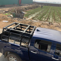 Support de chargement pleine longueur pour benne de pick-up avec rails latéraux à fentes et barres transversales modulaires TC16