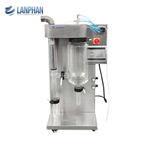 2000mL/uur Lab Commerciële Mini Melkpoeder Mango Kamelenmelk Gum Arabica Peristaltische Pomp Atomiser Sproeidroger Machine 220V PLC